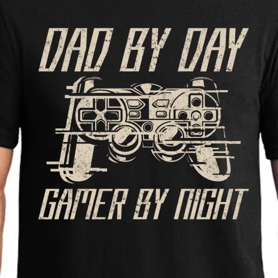 Funny Gaming Father Video Games Dad By Day Gamer By Night Gift Pajama Set