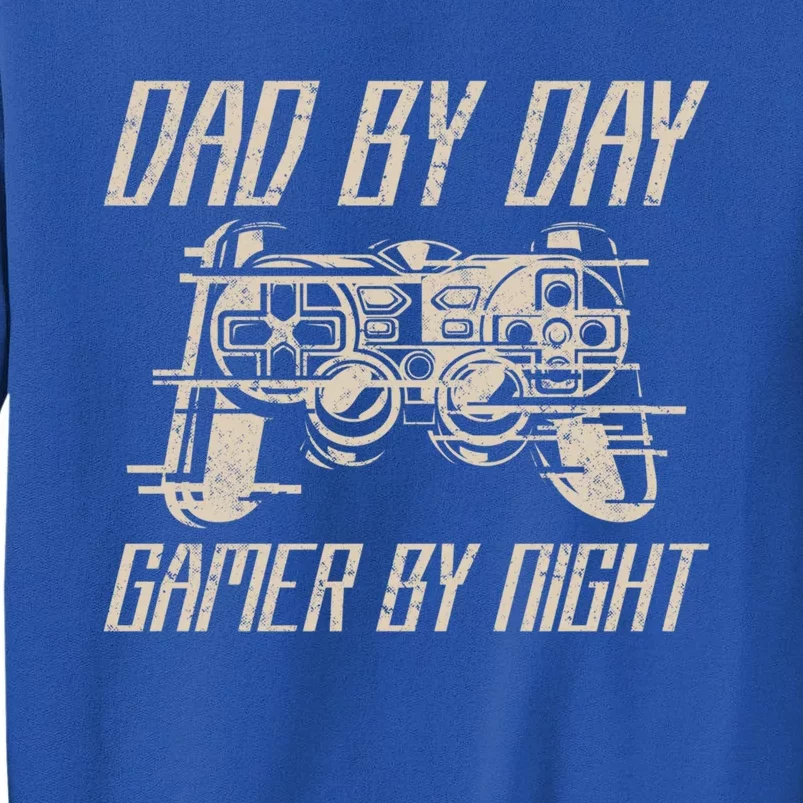 Funny Gaming Father Video Games Dad By Day Gamer By Night Gift Sweatshirt