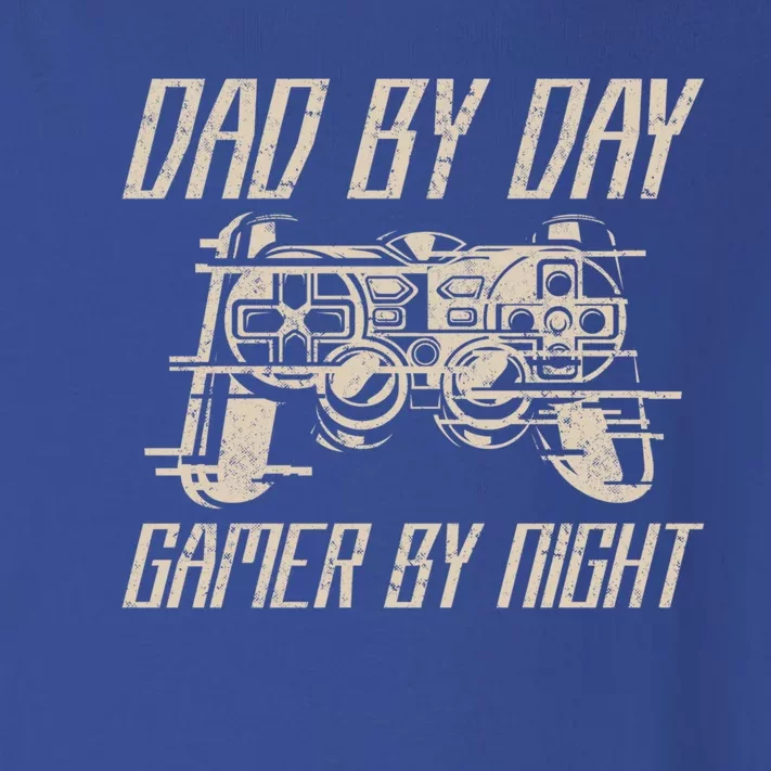 Funny Gaming Father Video Games Dad By Day Gamer By Night Gift Toddler Long Sleeve Shirt