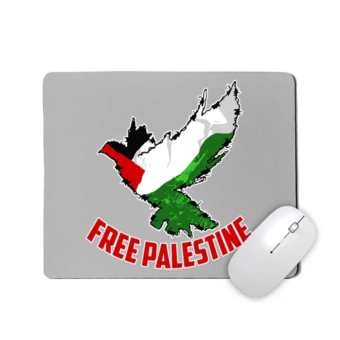 Free Gaza Free Palestine Flag Arabic Human Rights Peace Mousepad