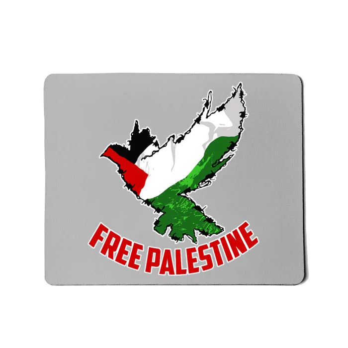 Free Gaza Free Palestine Flag Arabic Human Rights Peace Mousepad