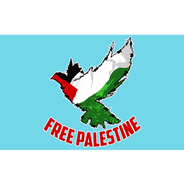 Free Gaza Free Palestine Flag Arabic Human Rights Peace Bumper Sticker