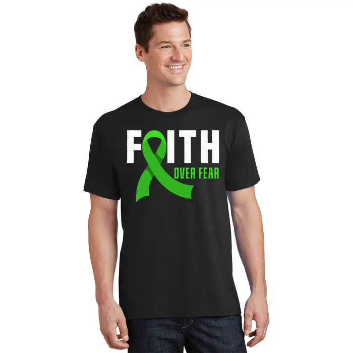 Faith God Fear Traumatic Brain Injury Awareness TBI Warrior T-Shirt