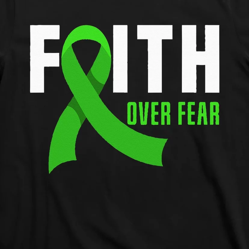 Faith God Fear Traumatic Brain Injury Awareness TBI Warrior T-Shirt