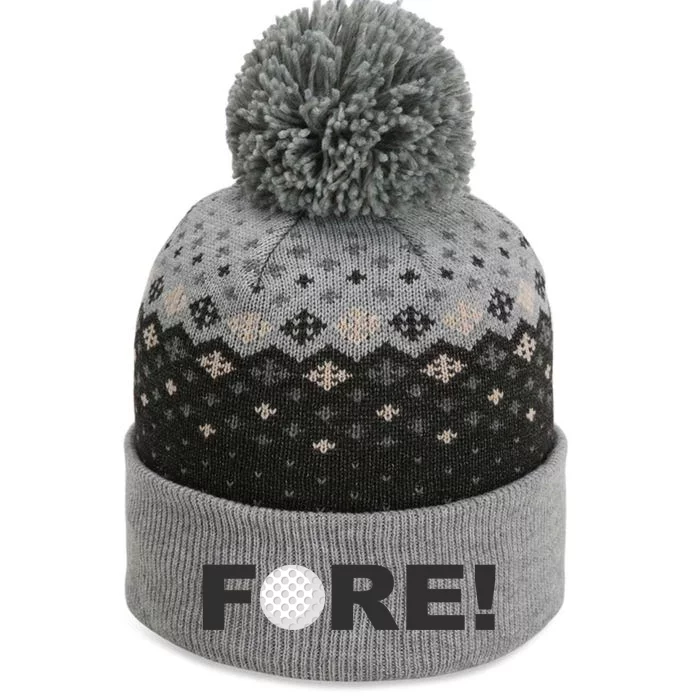 Fore Golf The Baniff Cuffed Pom Beanie