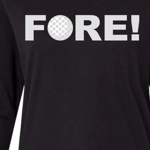 Fore Golf Womens Cotton Relaxed Long Sleeve T-Shirt