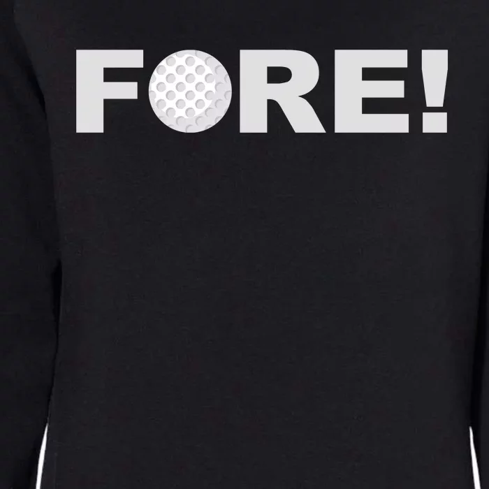 Fore Golf Womens California Wash Sweatshirt