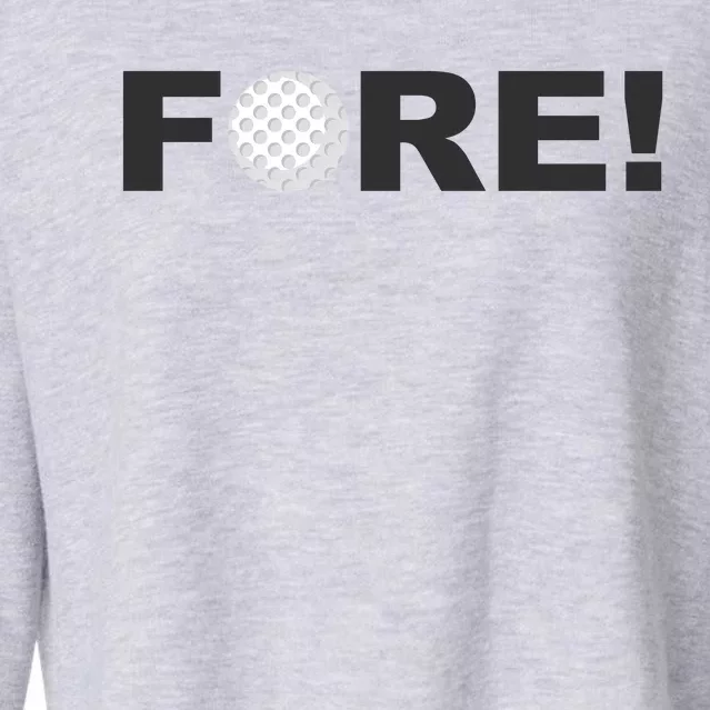 Fore Golf Cropped Pullover Crew