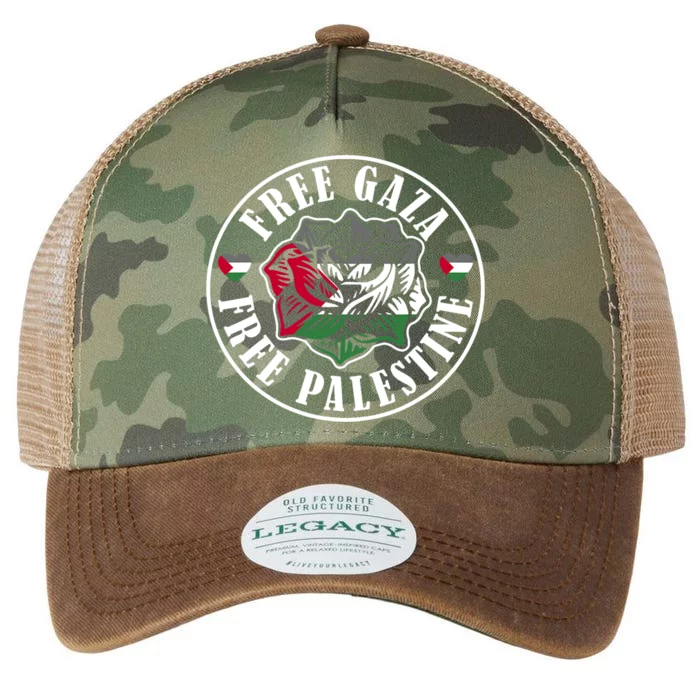 Free Gaza Free Palestine Free Palestine Legacy Tie Dye Trucker Hat