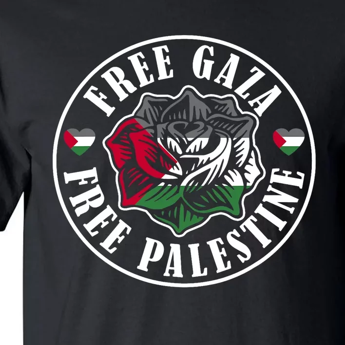 Free Gaza Free Palestine Free Palestine Tall T-Shirt