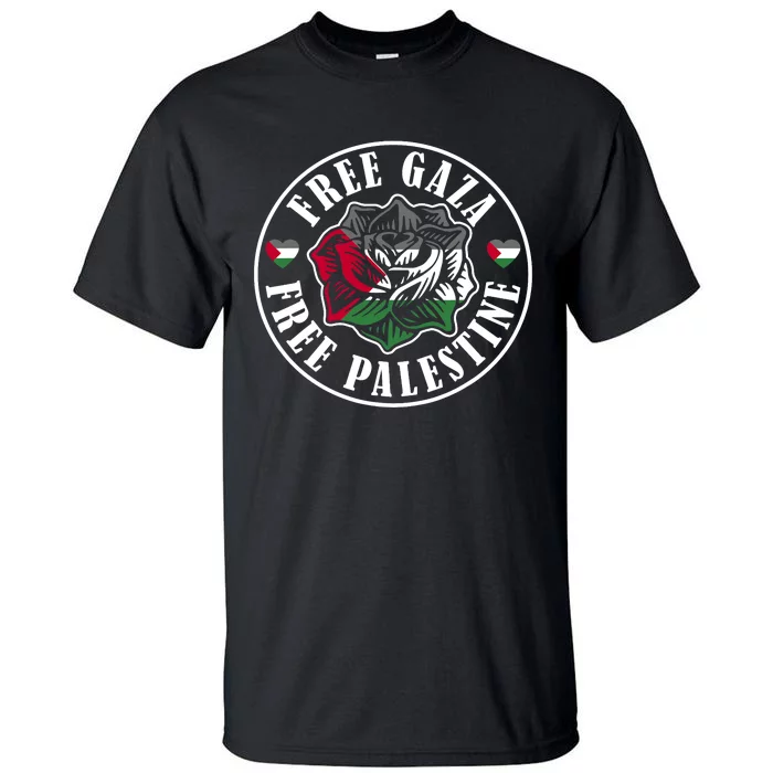 Free Gaza Free Palestine Free Palestine Tall T-Shirt