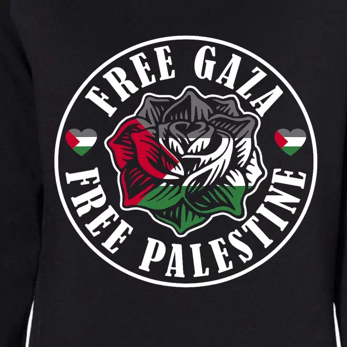 Free Gaza Free Palestine Free Palestine Womens California Wash Sweatshirt