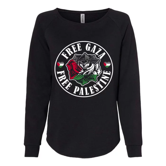 Free Gaza Free Palestine Free Palestine Womens California Wash Sweatshirt