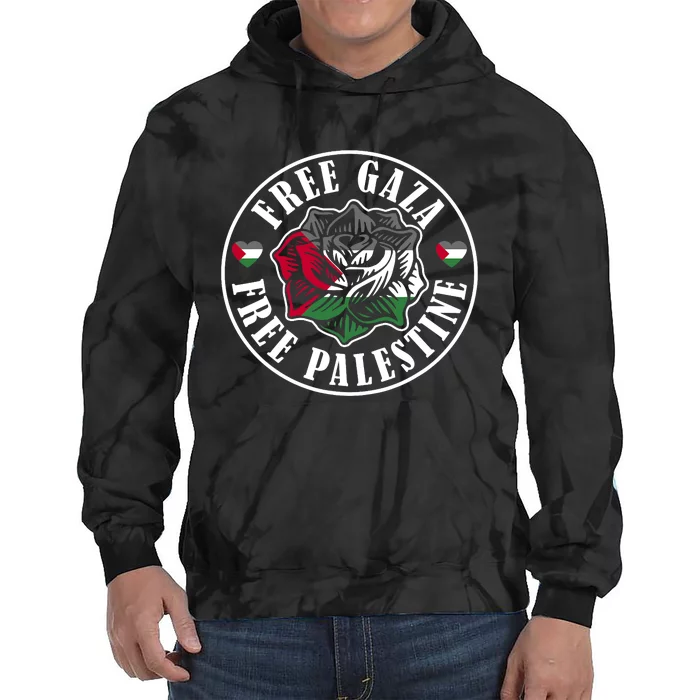 Free Gaza Free Palestine Free Palestine Tie Dye Hoodie