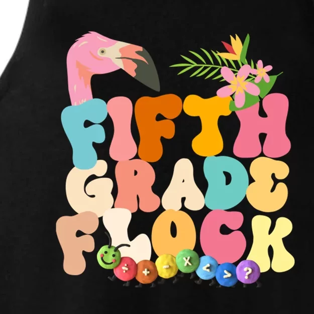 Fifth Grade Flock Cute Ladies Tri-Blend Wicking Tank