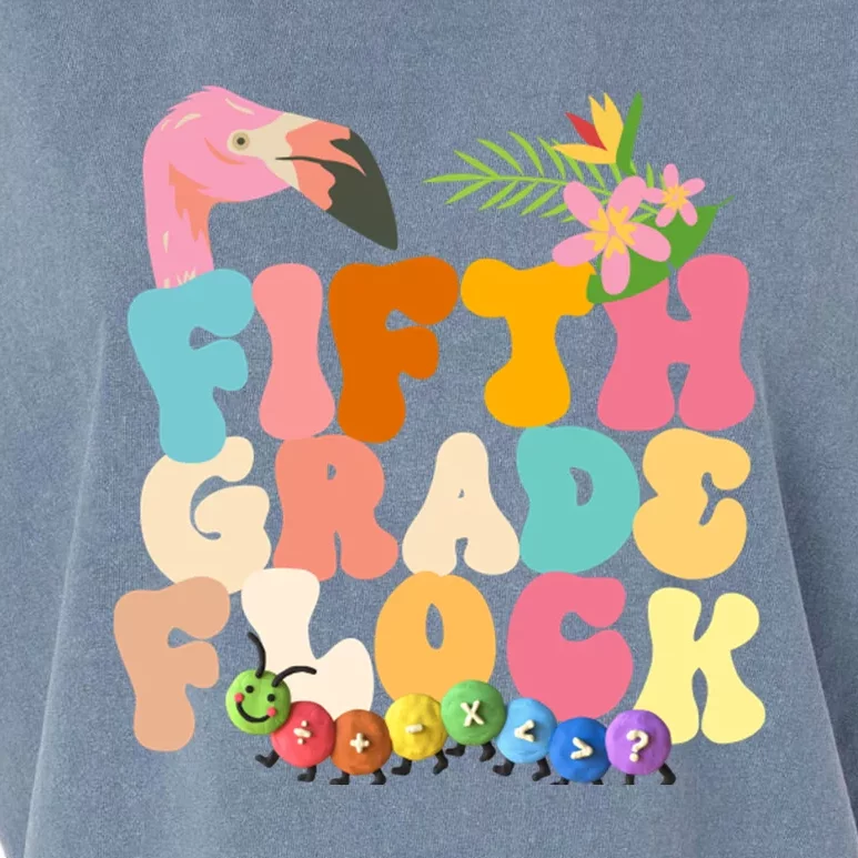 Fifth Grade Flock Cute Garment-Dyed Women's Muscle Tee