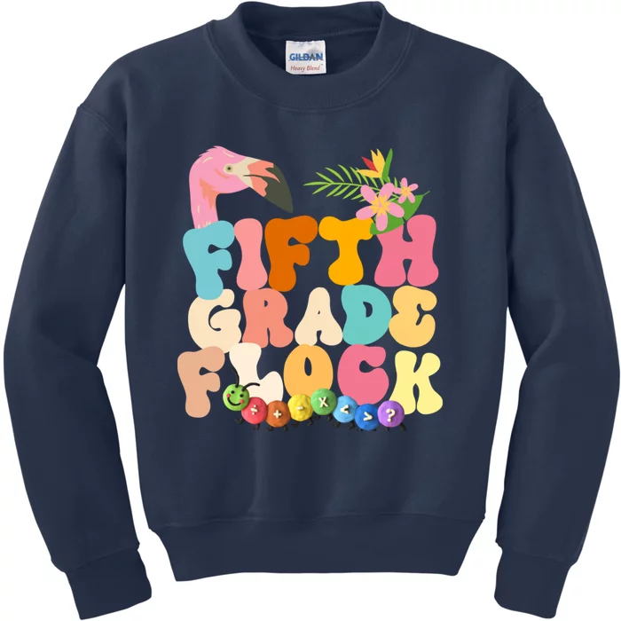 Fifth Grade Flock Cute Kids Sweatshirt