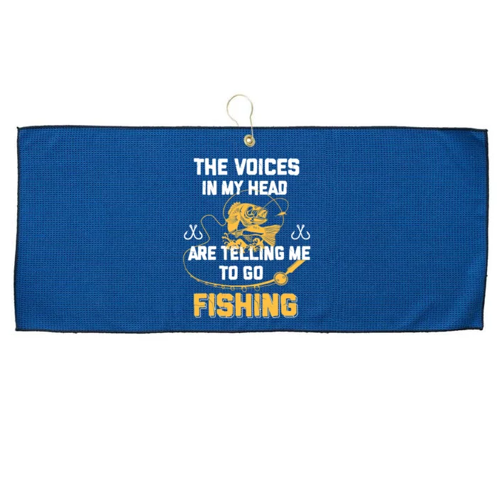 Fishing Gifts Funny Fisherman Large Microfiber Waffle Golf Towel