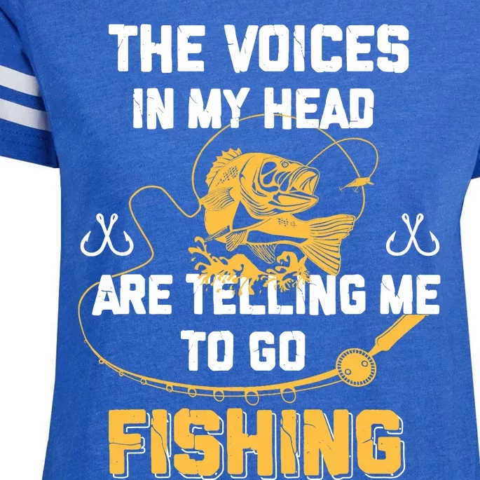 Fishing Gifts Funny Fisherman Enza Ladies Jersey Football T-Shirt