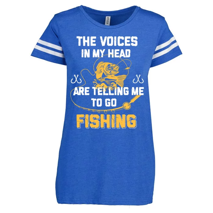 Fishing Gifts Funny Fisherman Enza Ladies Jersey Football T-Shirt