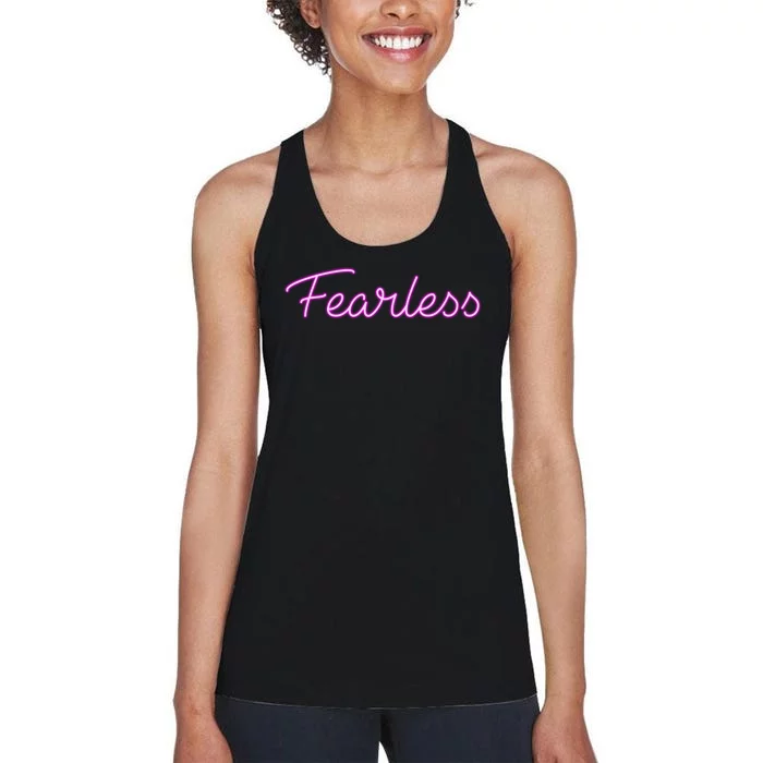 Fearless Glow Women's Racerback Tank