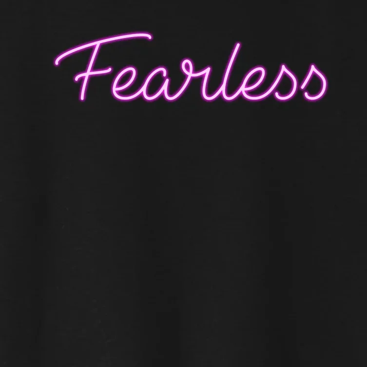 Fearless Glow Women's Crop Top Tee