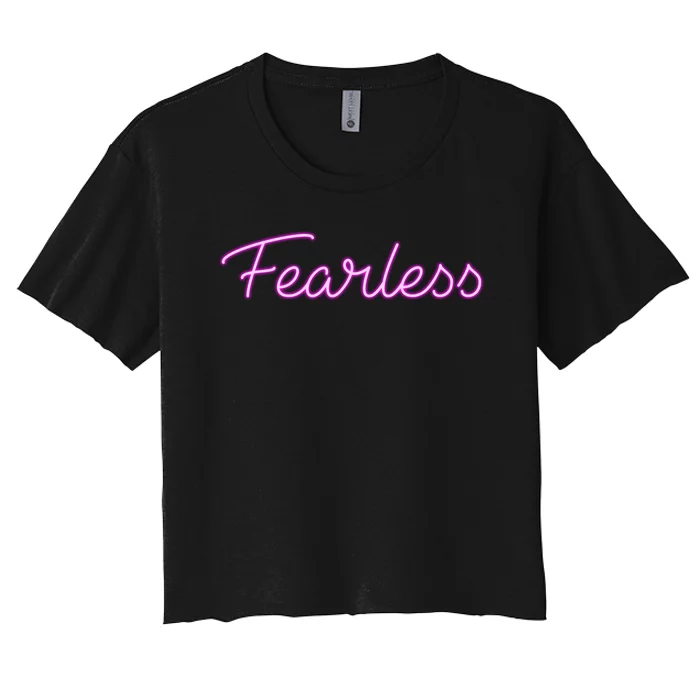 Fearless Glow Women's Crop Top Tee