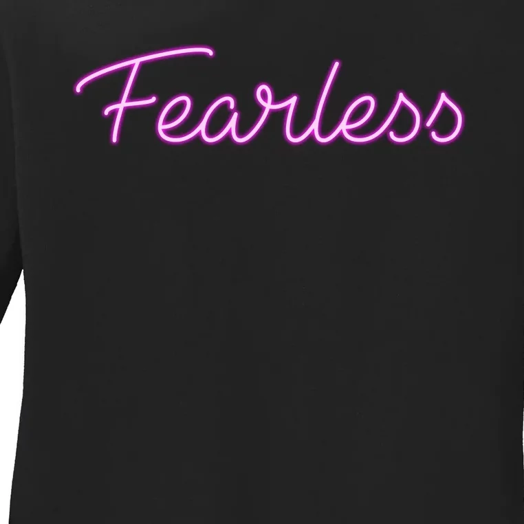 Fearless Glow Ladies Long Sleeve Shirt