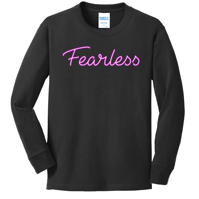 Fearless Glow Kids Long Sleeve Shirt