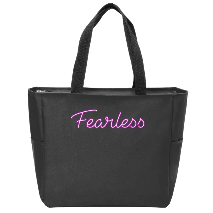 Fearless Glow Zip Tote Bag