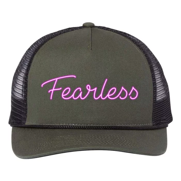 Fearless Glow Retro Rope Trucker Hat Cap