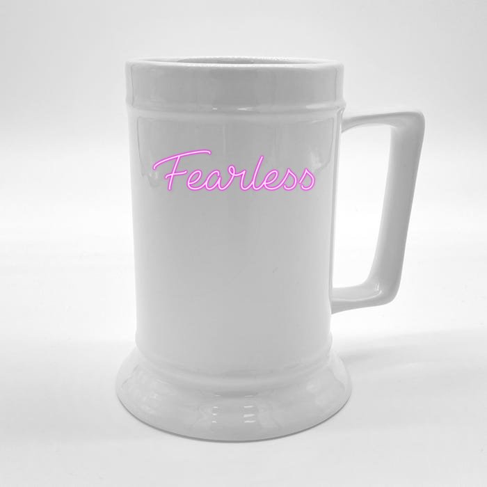 Fearless Glow Front & Back Beer Stein