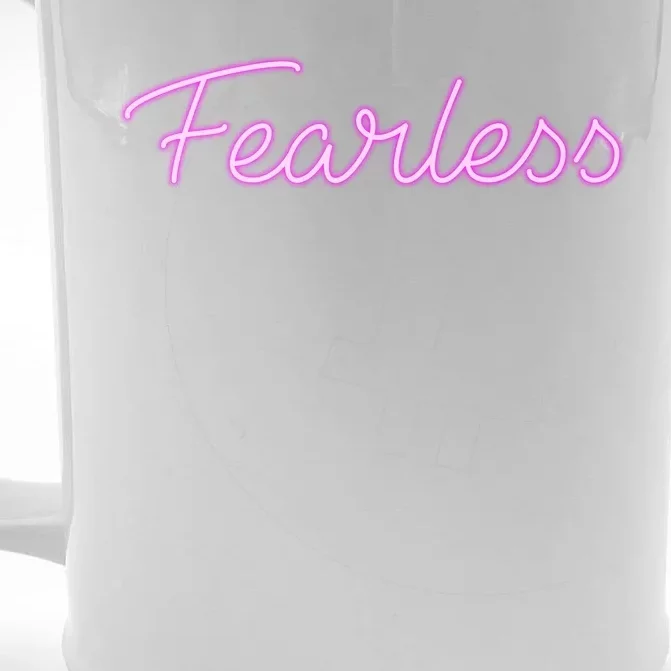 Fearless Glow Front & Back Beer Stein