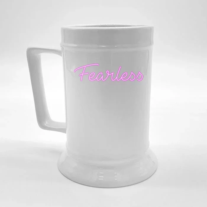 Fearless Glow Front & Back Beer Stein