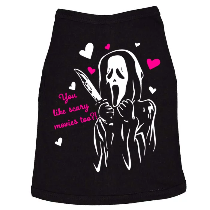 Funny Ghost Face You Like Scary Movies Too Doggie Tank