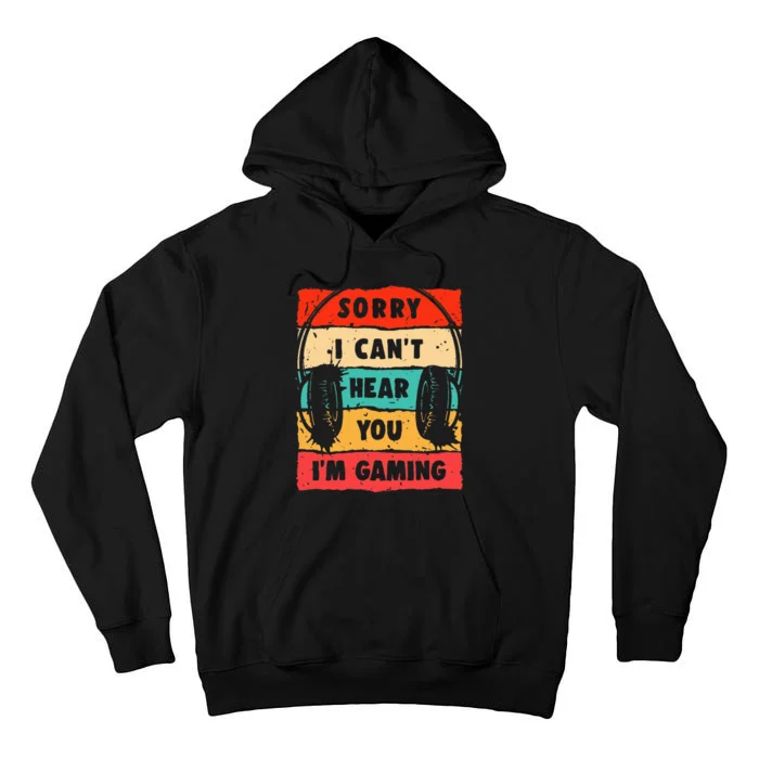 Funny Gamer For Boy Video Gaming Tall Hoodie