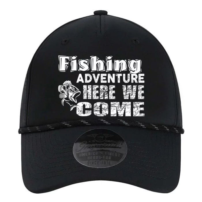 Funny Gift Fishing Adventure Here We Come Performance The Dyno Cap