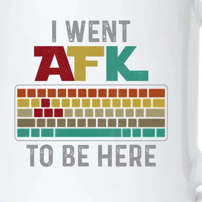 Funny Gift For A Pc Gamer I Went Afk To Be Here Gift Black Color Changing Mug