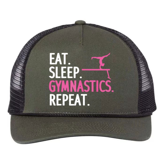 Funny Gymnastics For Women Girl Gymnast Handstand Tumbling Retro Rope Trucker Hat Cap