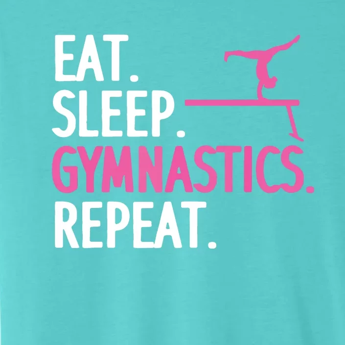 Funny Gymnastics For Women Girl Gymnast Handstand Tumbling ChromaSoft Performance T-Shirt