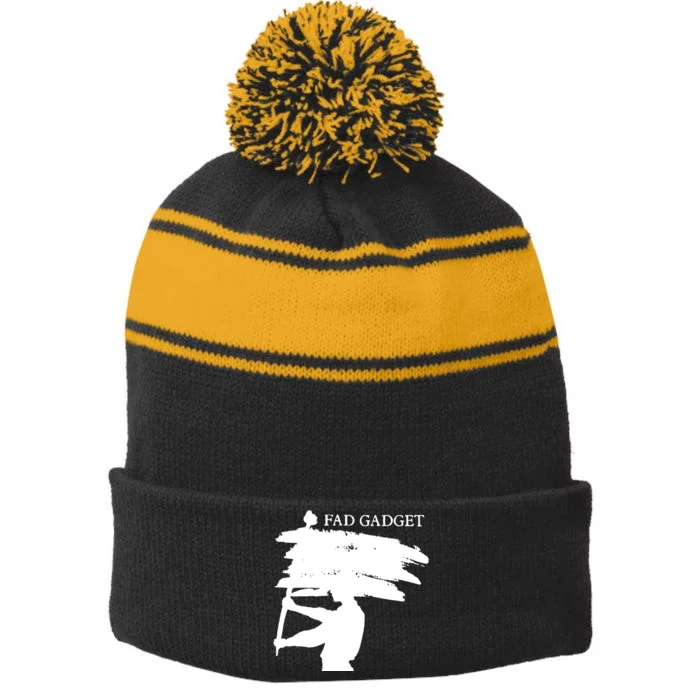 Fad Gadget Stripe Pom Pom Beanie