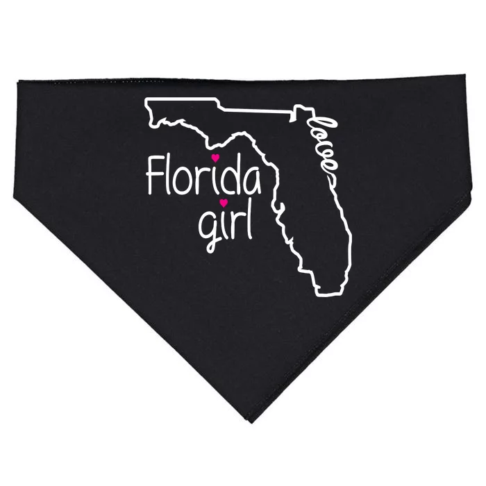 Florida Girl USA-Made Doggie Bandana