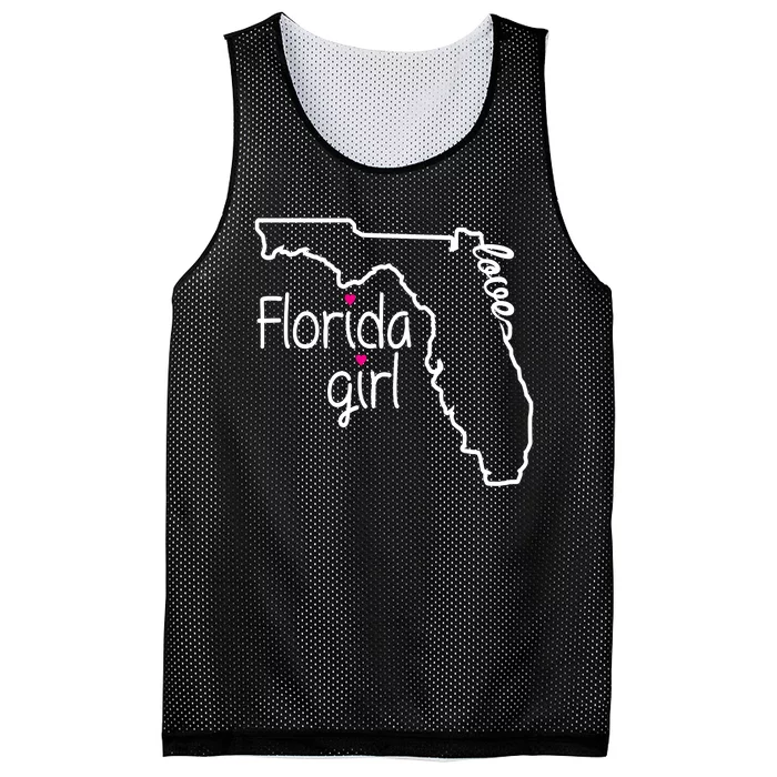 Florida Girl Mesh Reversible Basketball Jersey Tank