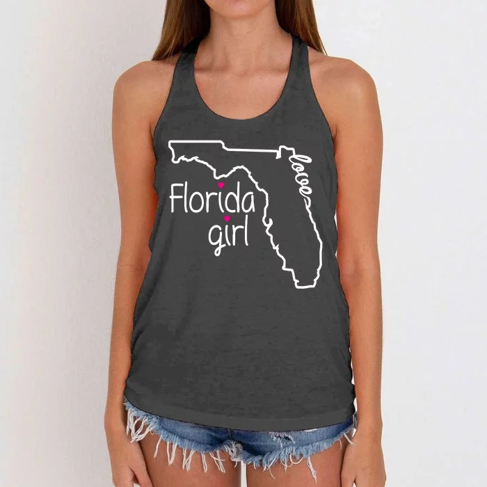 Florida Girl Women's Knotted Racerback Tank