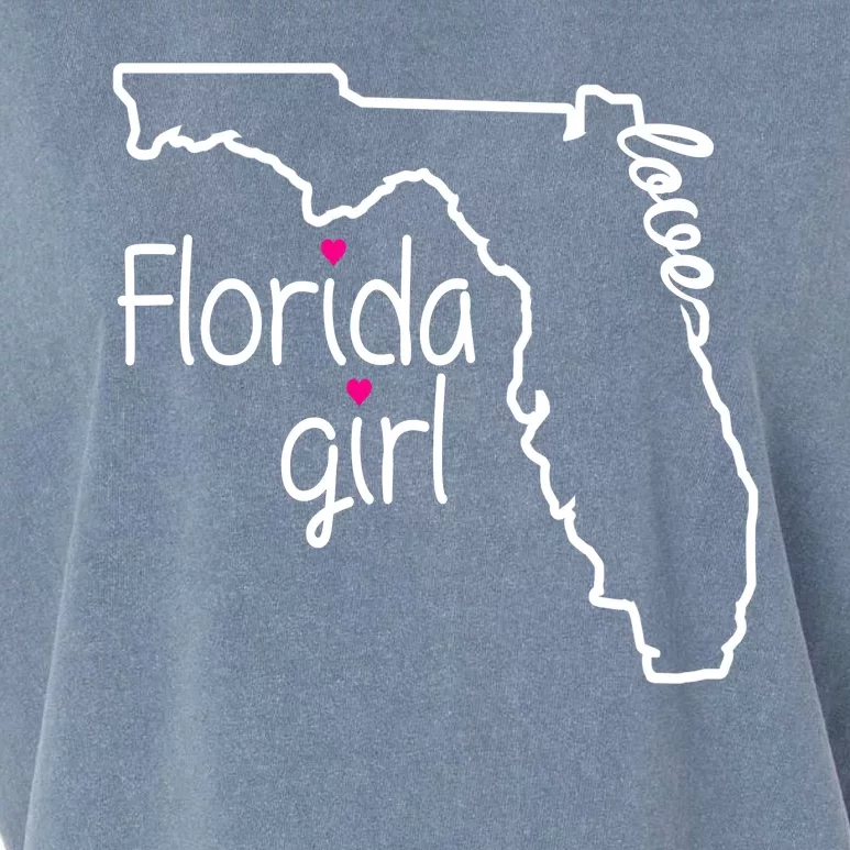 Florida Girl Garment-Dyed Women's Muscle Tee