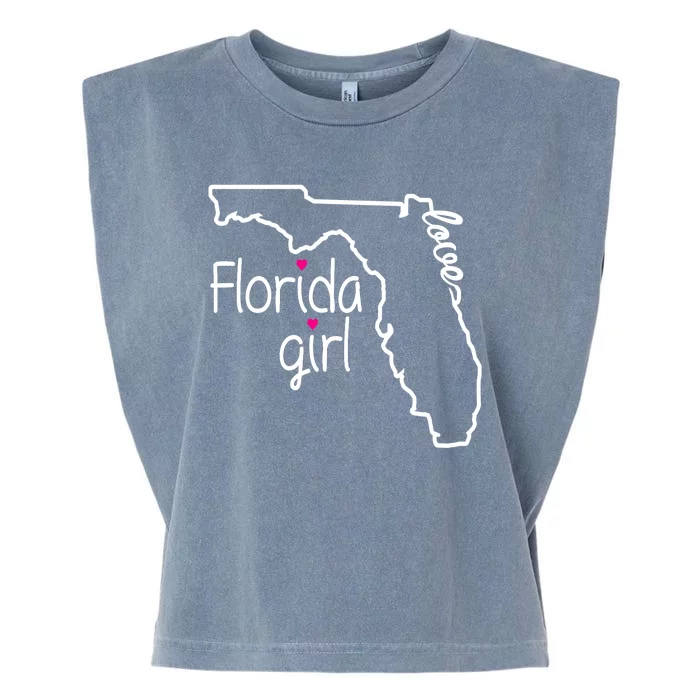 Florida Girl Garment-Dyed Women's Muscle Tee