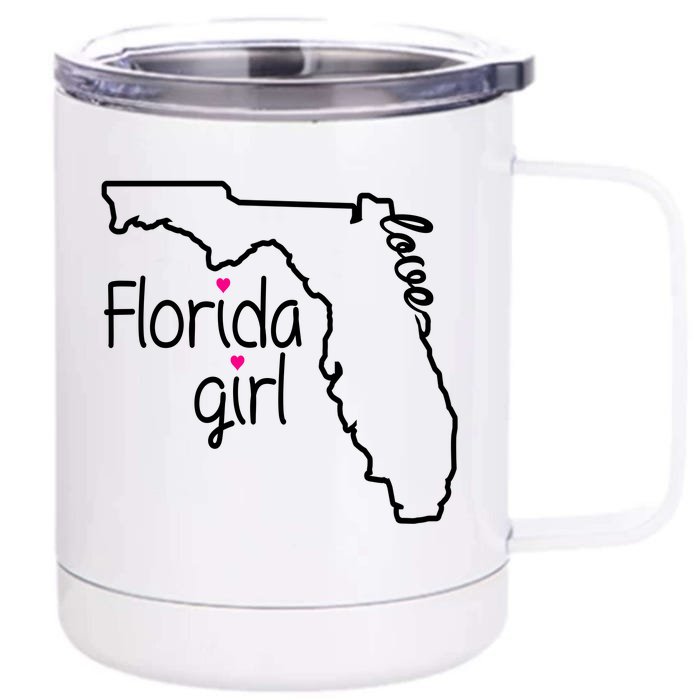 Florida Girl Front & Back 12oz Stainless Steel Tumbler Cup