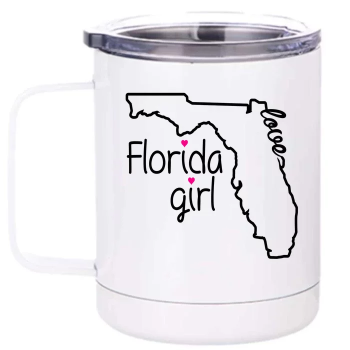 Florida Girl Front & Back 12oz Stainless Steel Tumbler Cup