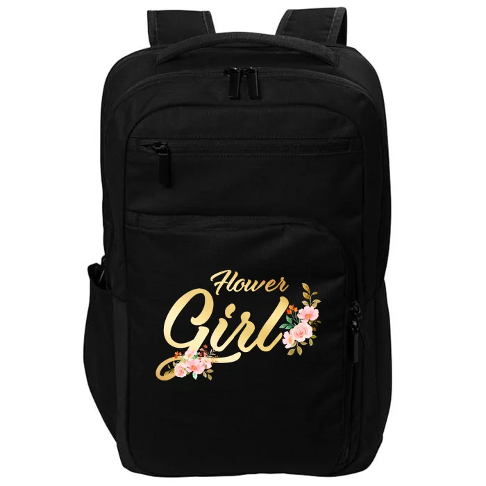 Flower Girl Floral Cute Wedding Impact Tech Backpack