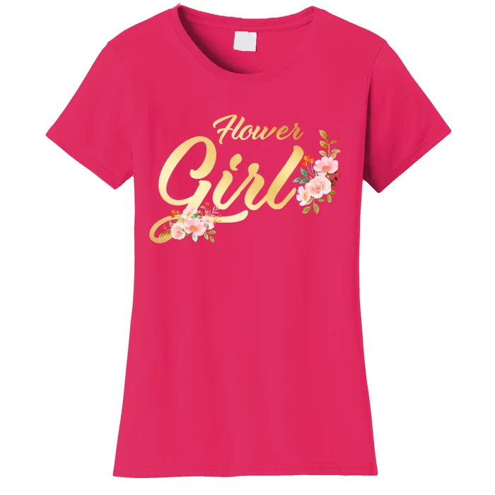 Flower Girl Floral Cute Wedding Women's T-Shirt